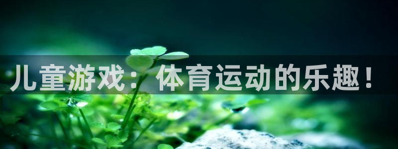 关键词：儿童游戏：体育运动的乐趣！
